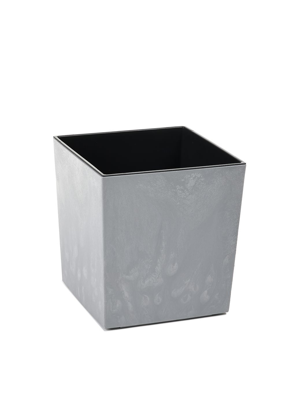 Кашпо 300х300 сірий бетон, пластик Lamela Юка (345726236)