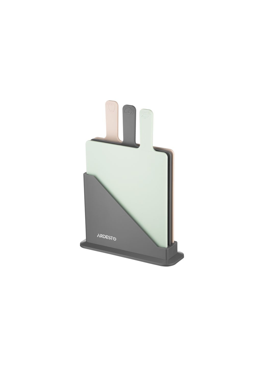 Набор досок кухонных на подставке Fresh, 3шт, 24.1х33х7.9см, пластик Ardesto (314776602)