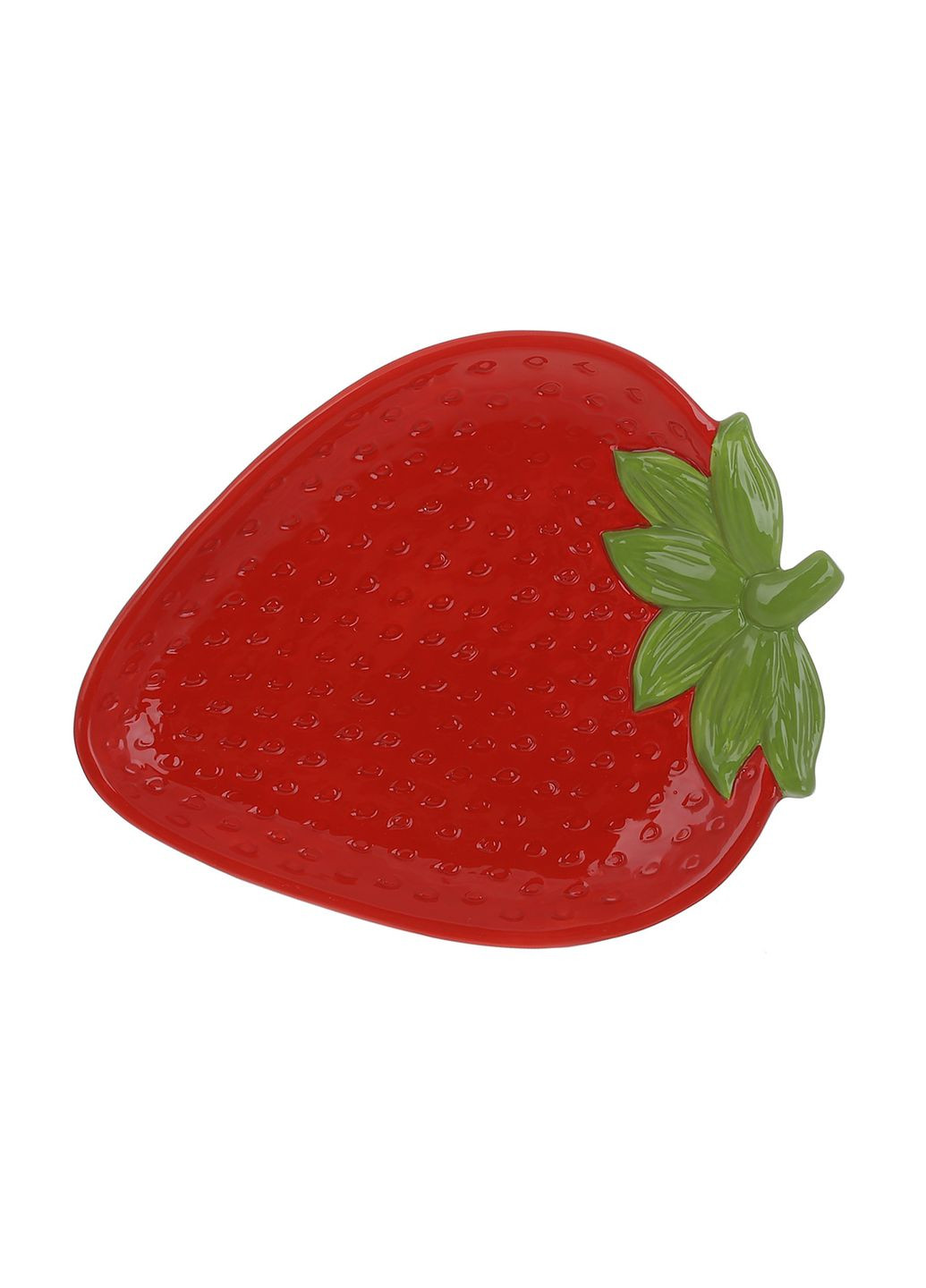 Arrowarrow Тарілка керамічна Strawberry, 31*23.5*3.5см, колір-червоний BonaDi (292254736)