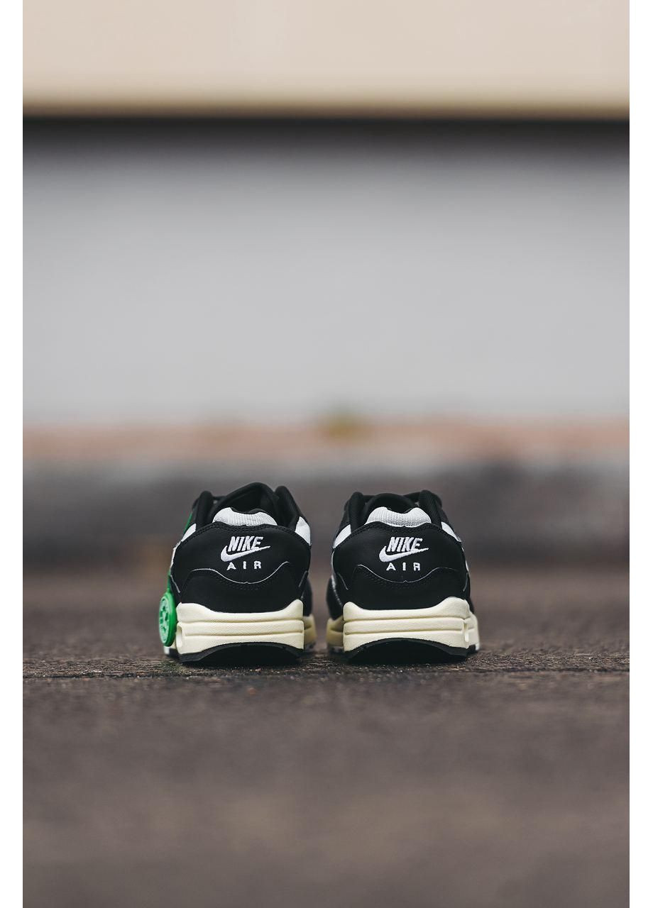 КРОСІВКИ ЖІНОЧІ NIKE AIR MAX 1 X PATTA BLACK WHITE V2 НАЙК АІР МАКС No Brand чорні демісезони (368867406)
