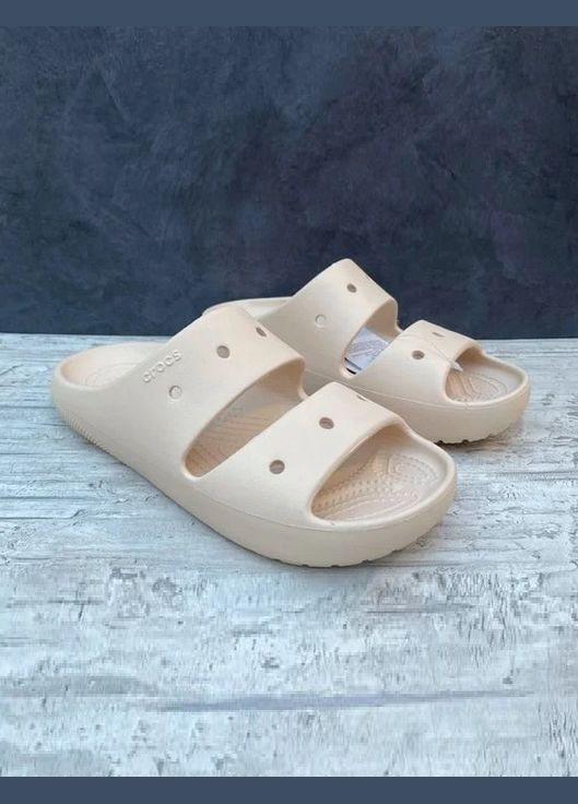 Жіночі шльопанці Sandal V2 Bone Crocs Classic (336493358)