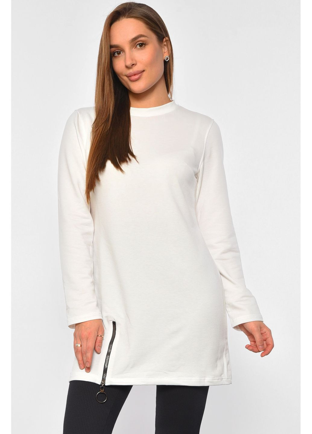 Туніка жіноча білого кольору Let's Shop (351851257)