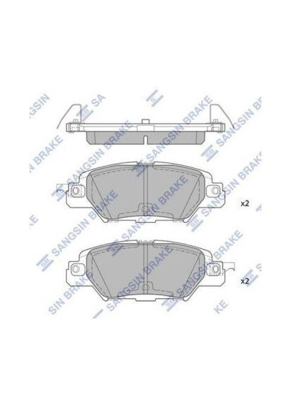 Комплект тормозных колодок HI-Q (364975273)