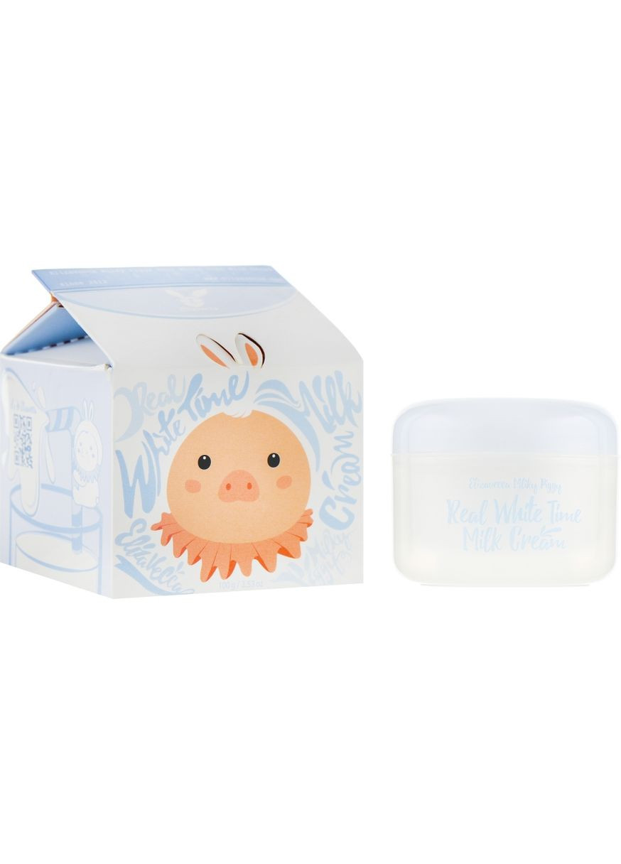 Крем для лица осветительный Milky Piggy Real White Time Milk Cream 100ml (411193-82734) Elizavecca (368641028)