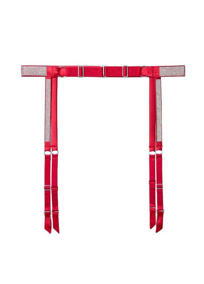 Пояс для панчох зі стразами, XS/S червоний (26241652) Victoria's Secret very sexy shine strap garter belt (286421172)