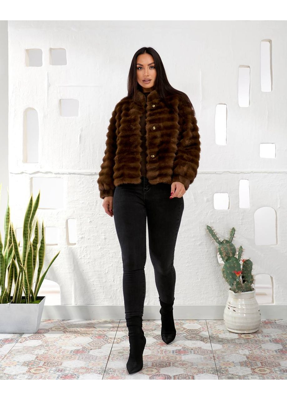 Короткая шубка из искусственной норки KVAN (362039435)