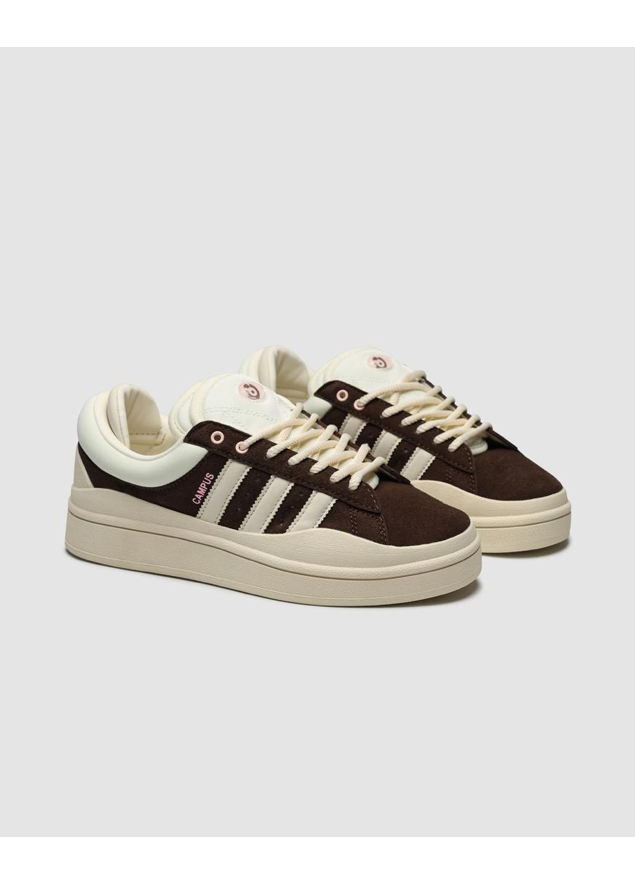 Кросівки жіночі Adidas Brown No Brand Campus x Bad Bunny коричневі демісезони (369370258)