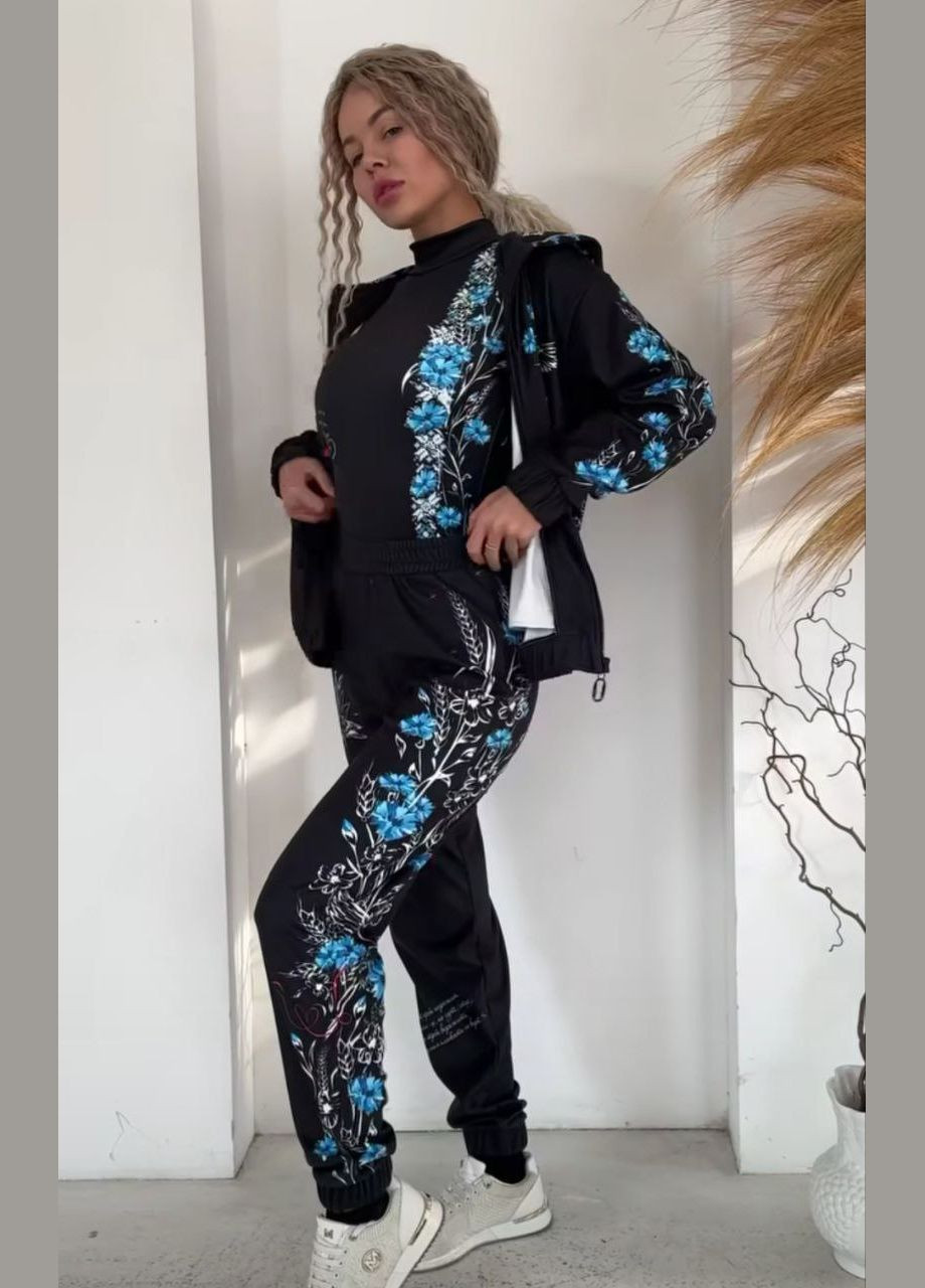 Костюм из термотрикотажа с васильками Angel shopp.online (315723563)