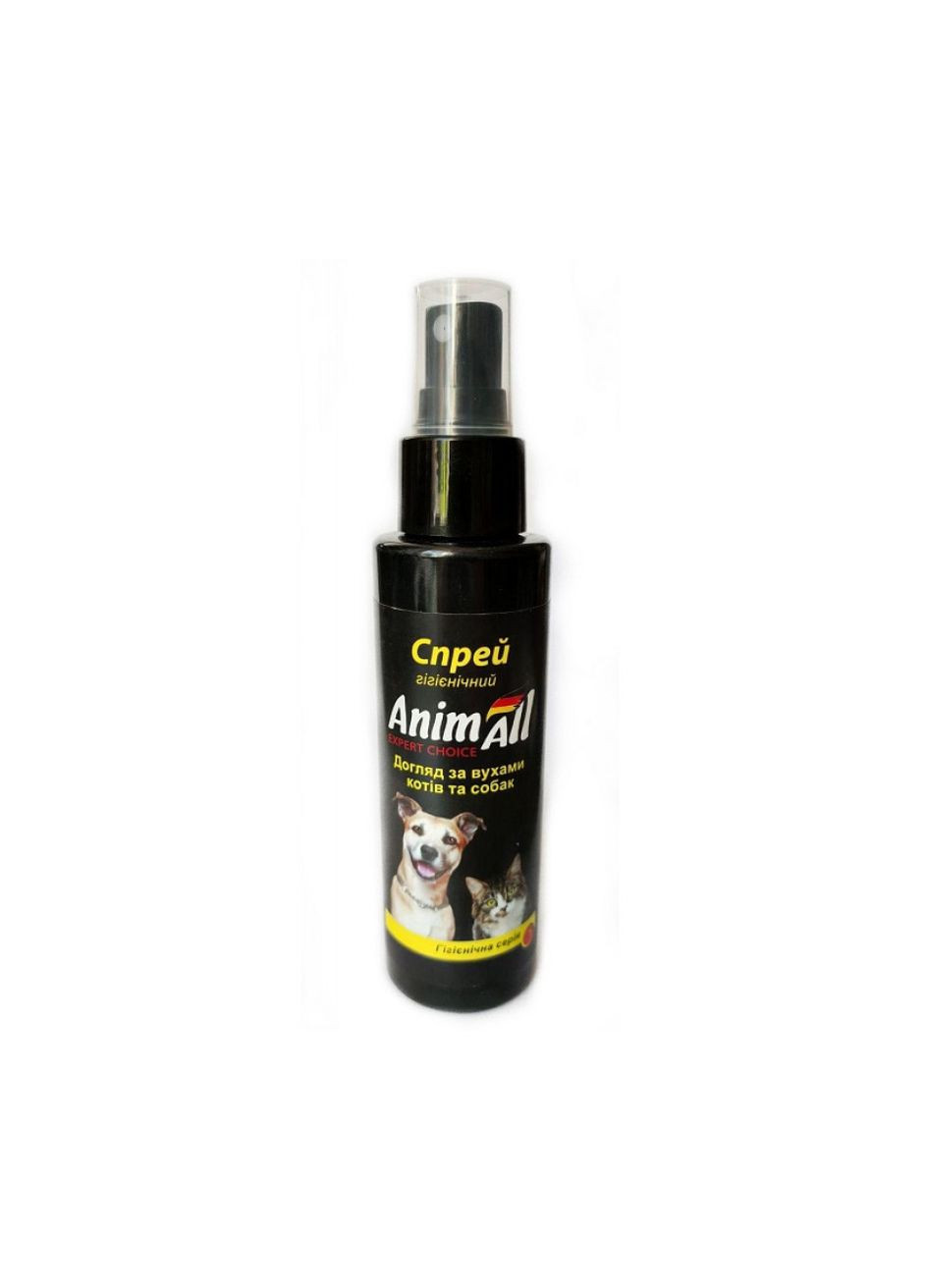 Гігієнічний спрей для вух собак і кішок 100 мл AnimAll (278307986)