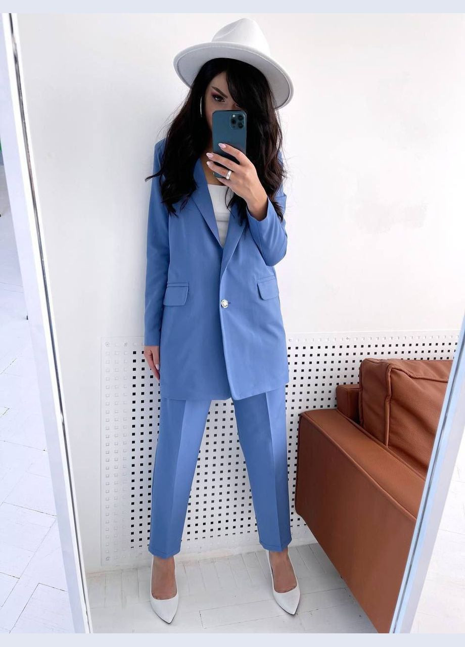 Элегантный костюм двойка с пиджаком свободного кроя Vakko (323886568)