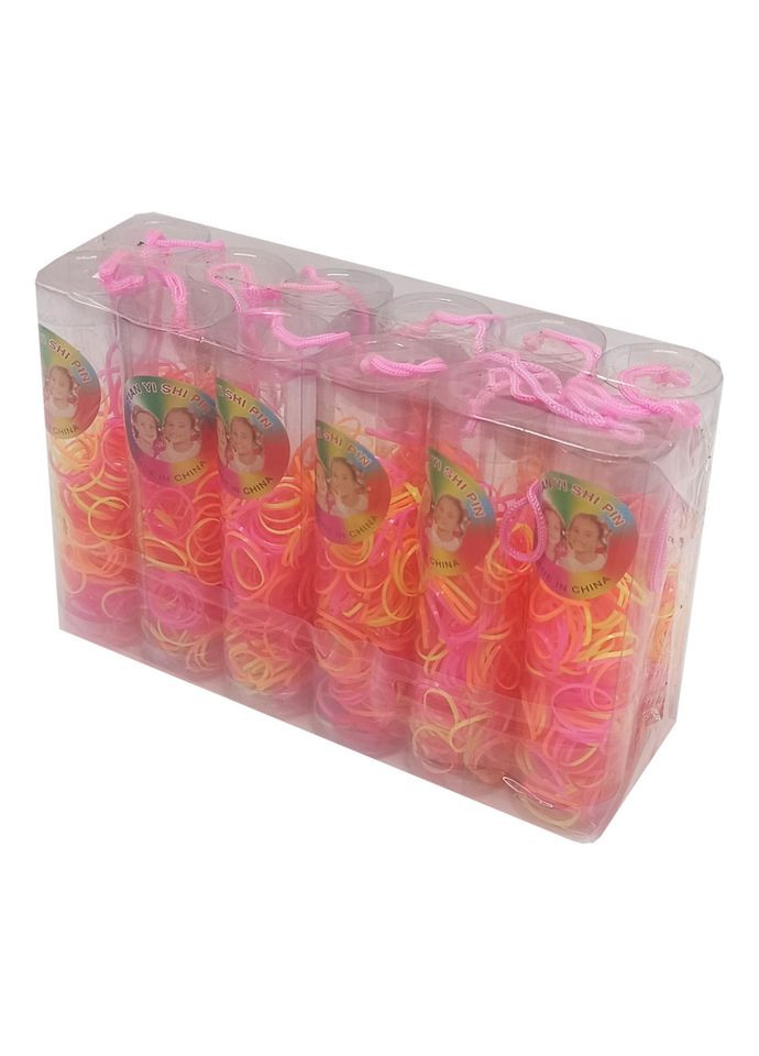 Детская резинка для волос 0308-506-5 силиконовая, разноцветный La-beauty (322260856)