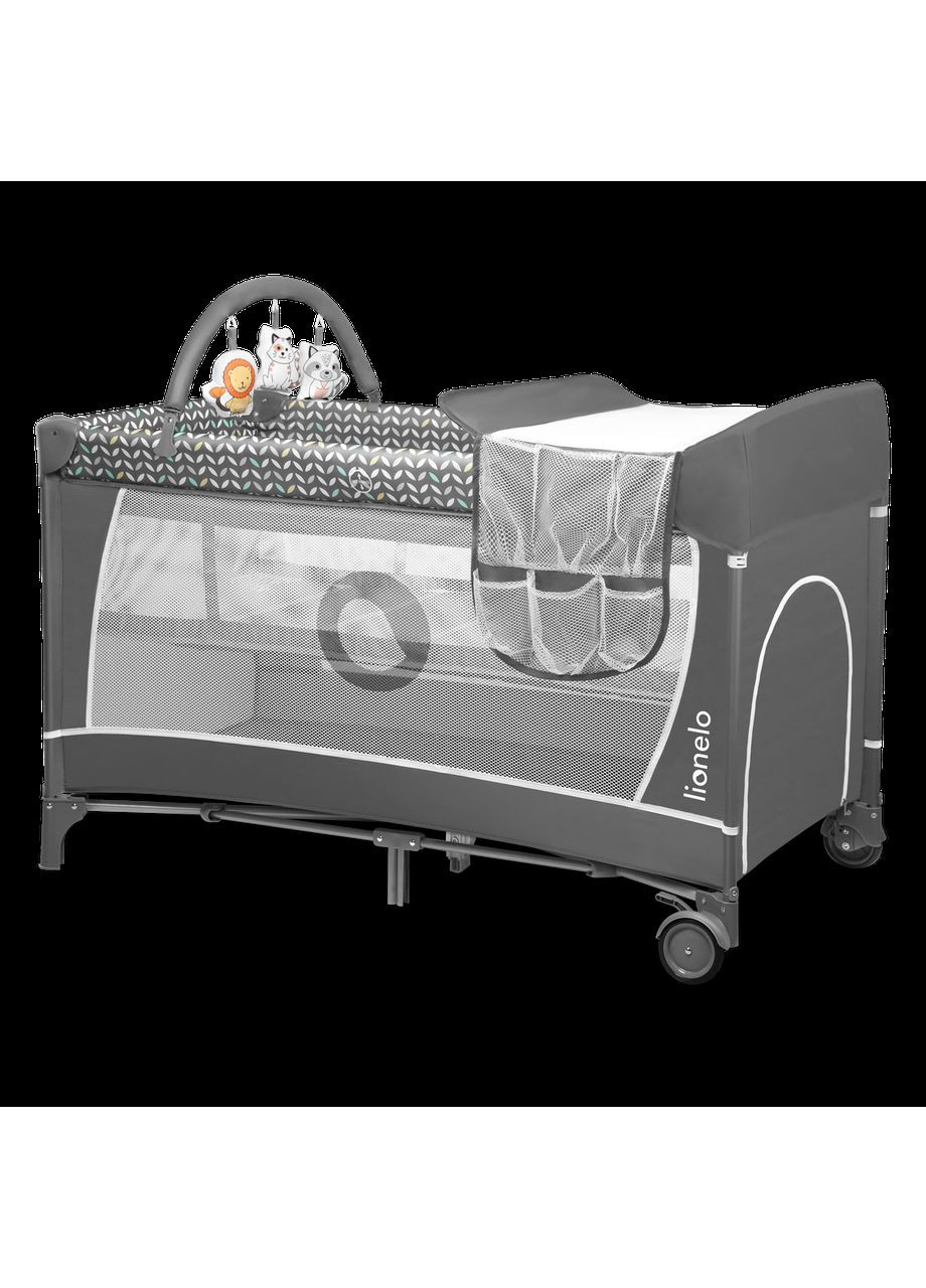 Манеж Flower Grey Scandi, сірий Lionelo LO-FLOWER GREY SCANDI (336330338)