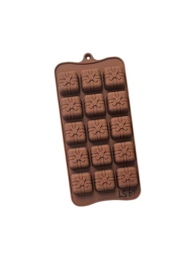 Форма силікон для цукерок "Present" 15шт/л 20.5*10см Home (365263325)