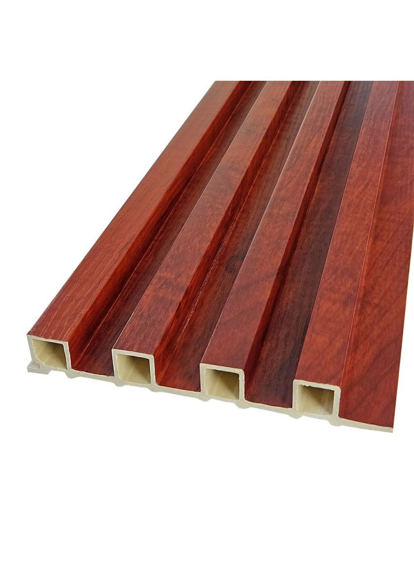 Рельс декоративный WPC стеновой махагон 3000х160х23мм SW-00001531- No Brand (328579043)