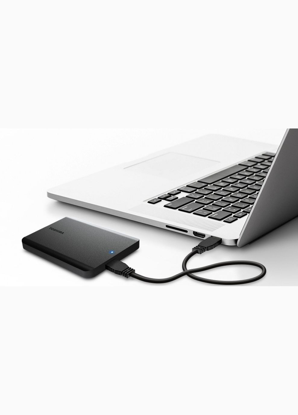 Зовнішній жорсткий диск 2.5" USB 1.0TB Canvio Basics Black (HDTB510EK3AA) Toshiba (336958122)