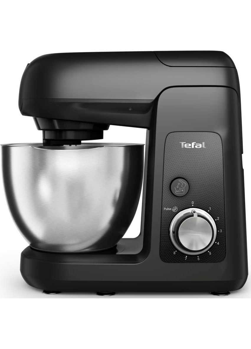 Кухонная машина Bake Partner 1100Вт, чашаметалл, корпус-пластик, насадок-6, черный Tefal (314779401)