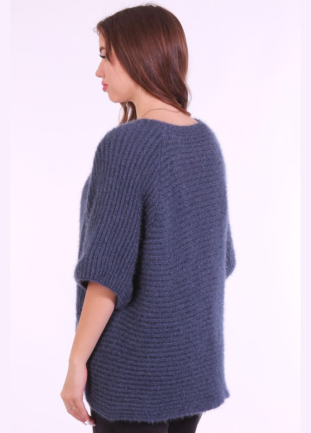 Жакет кардиган жіночий 96731 джинсовий Актуаль (311667509)