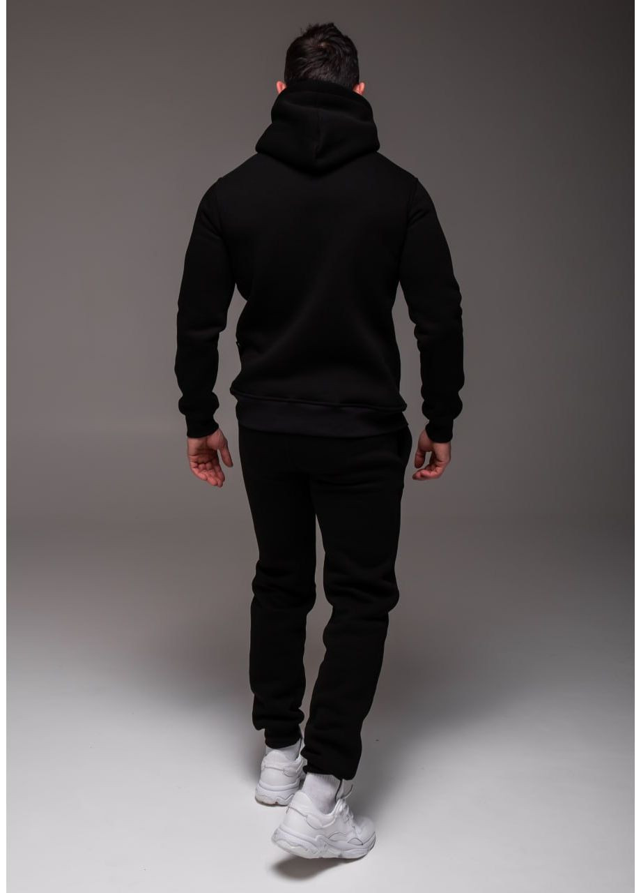Черный мужской утепленный костюм Найк No Brand (368468355)