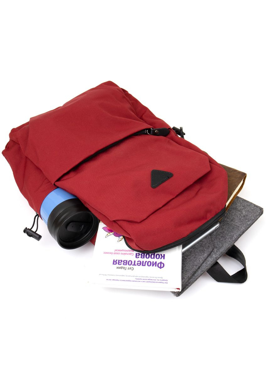 Рюкзак для ноутбука женский текстильный smart 20627 Малиновый Vintage (301871541)