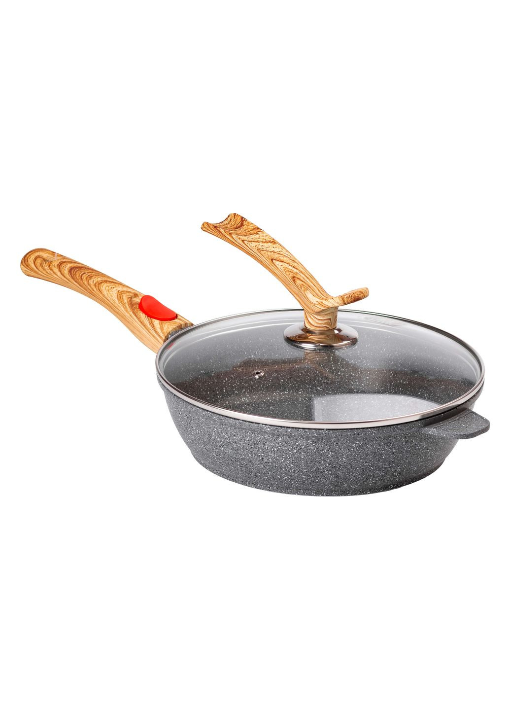 Сковорода універсальна алюмінієва 26 см зі знімною ручкою, MGC (324071736)