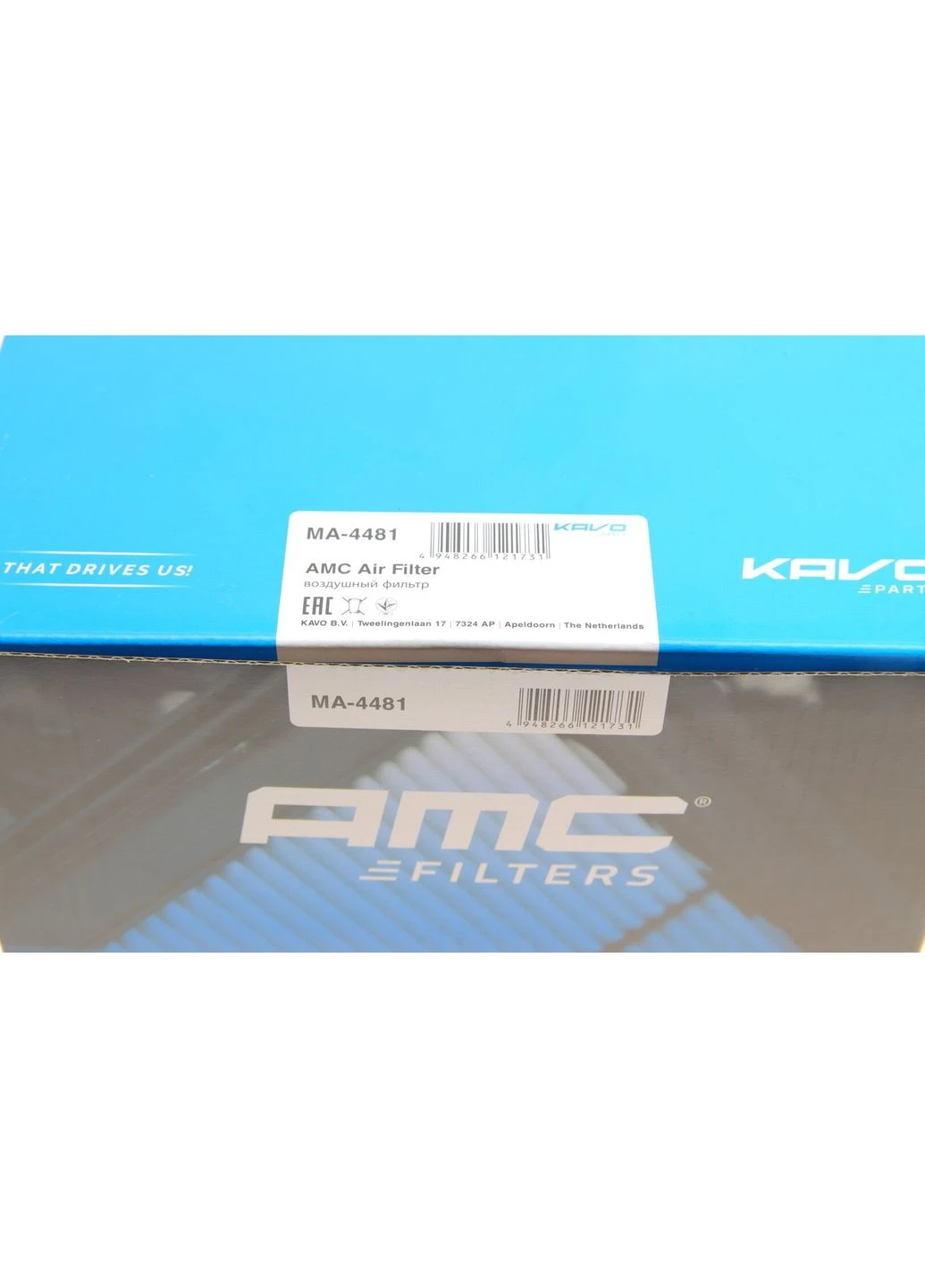 Фильтр воздушный Mitsubishi Pajero Sport 2.5TD 98-03 PARTS MA-4481 UA63 Kavo Parts (381476821)