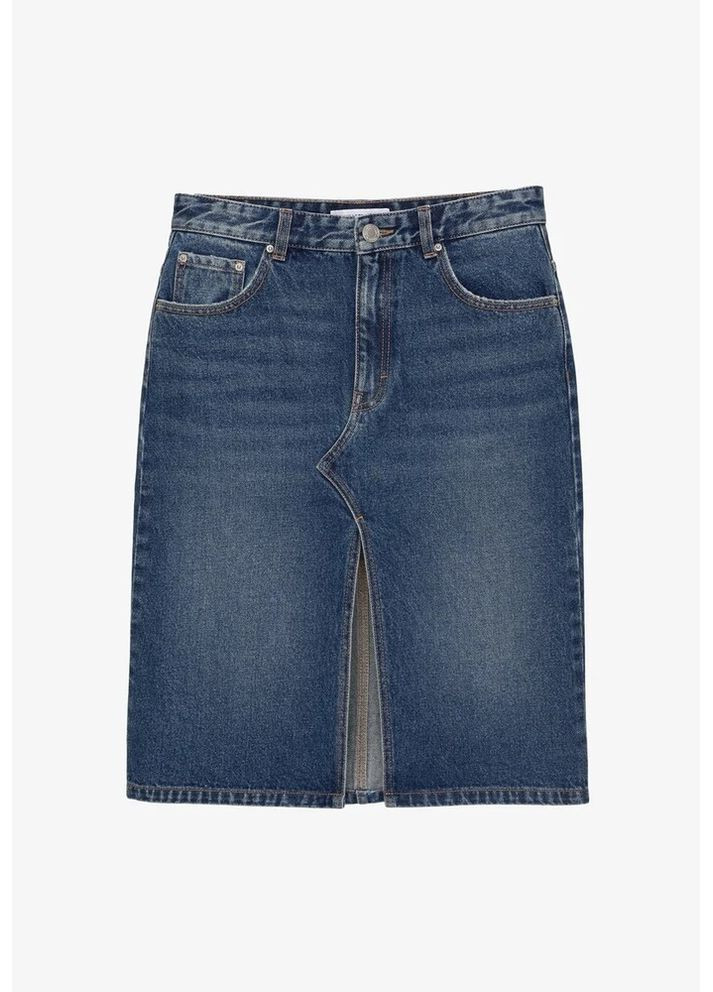Синяя джинсовая юбка 7396/392/427 Pull & Bear