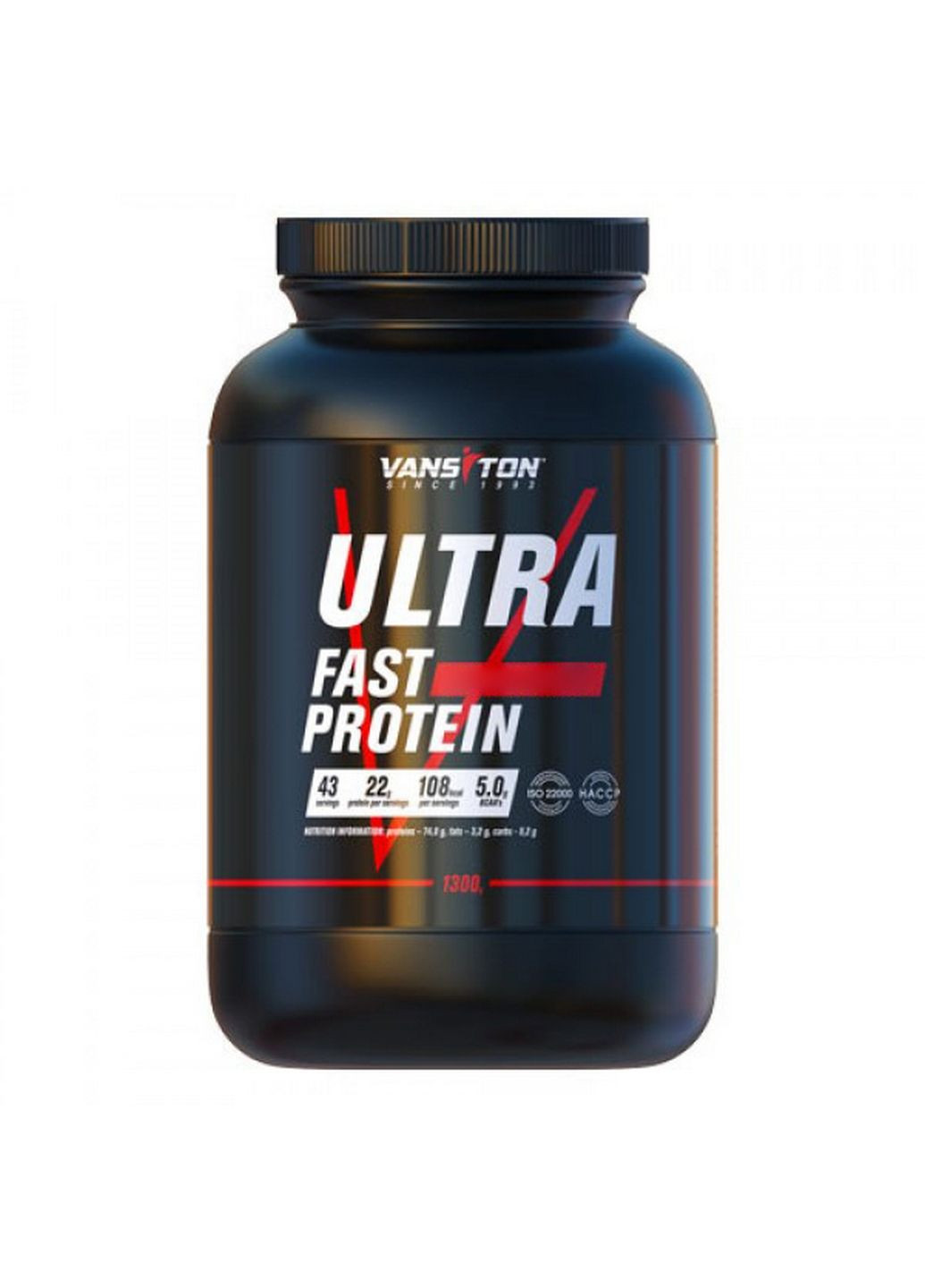 Протеїн Ultra Protein, 1.3 кг Капучіно Vansiton (293480607)