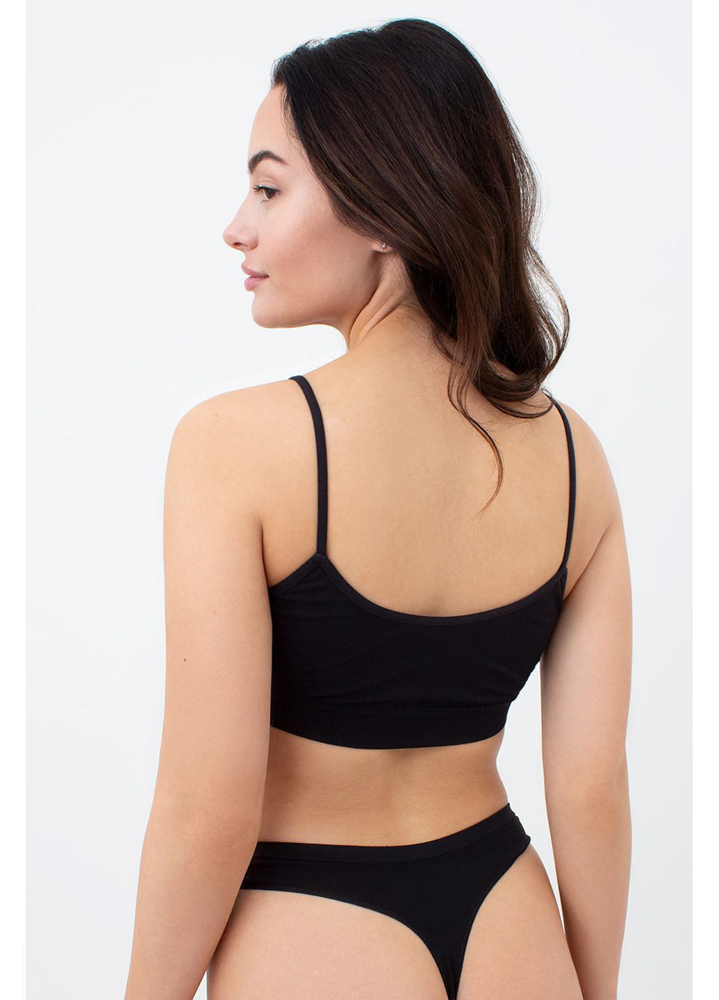 Безшовний топ на тонких бретелях Giulia TOP WITH STRAPS (351854719)