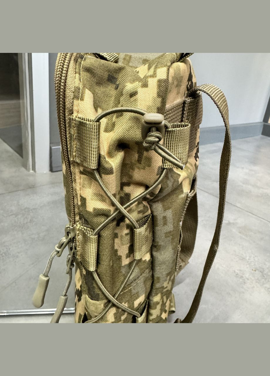 Підсумок-рюкзак сухарний на плитоноску з Моллі, Піксель,, Cordura 1000D, сумка сухарна тактична, сумка сухарка армійська WinTac (338625058)