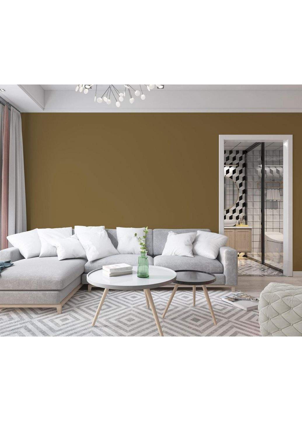 Інтер'єрна латексна фарба 6020-Y20R 3 л SkyLine (283326266)