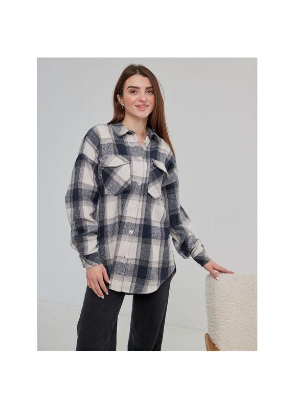 Синяя рубашка Badger