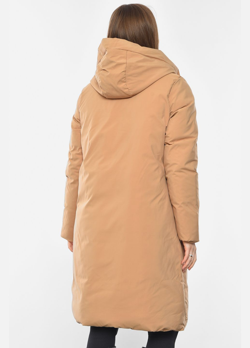 Бежева зимня куртка жіноча зимова бежевого кольору. Let's Shop