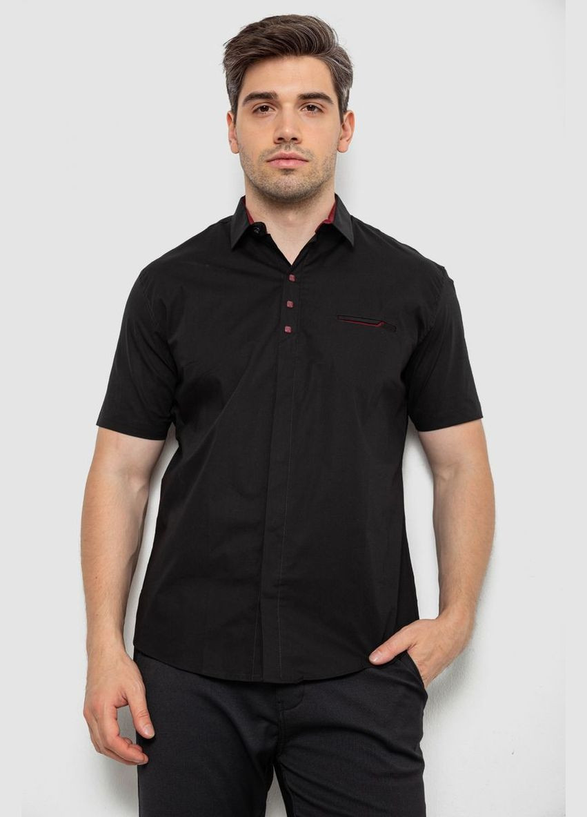 Сорочка чоловіча, колір чорний, 214R7326 Ager (338427015)