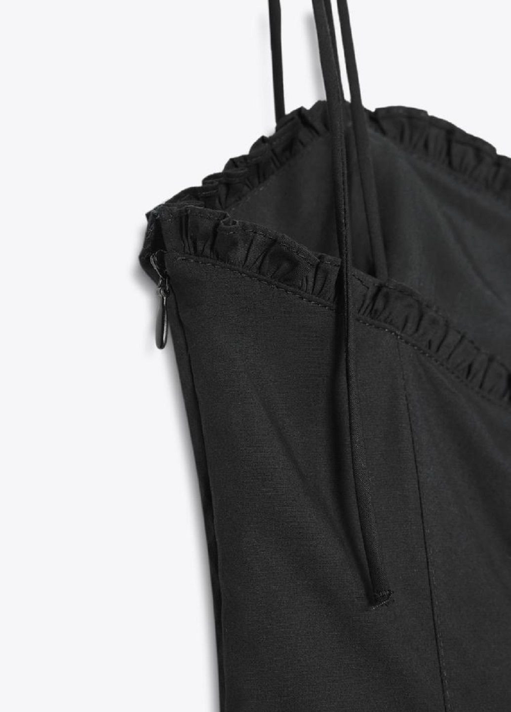 Чорна повсякденний сукня Zara однотонна