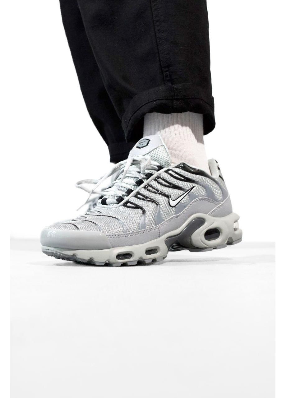 КРОСІВКИ ЖІНОЧІ NIKE AIR MAX TN PLUS BLACK GRAY НАЙК АІР МАКС ТН ПЛЮС No Brand чорні демісезони (369393966)