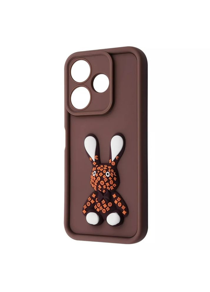 Чехол-накладка Pretty Things Case для Xiaomi Redmi 13 4G/Poco M6 4G/Note 13R Brown/Rabbit Ncase (368706469)