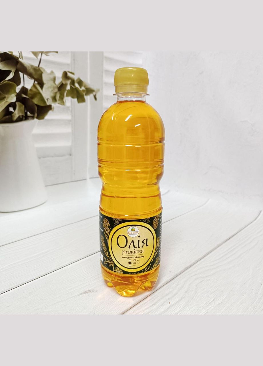 Рыжиковое масло холодного отжима 0.5 л ПЕТ No Brand (323426890)