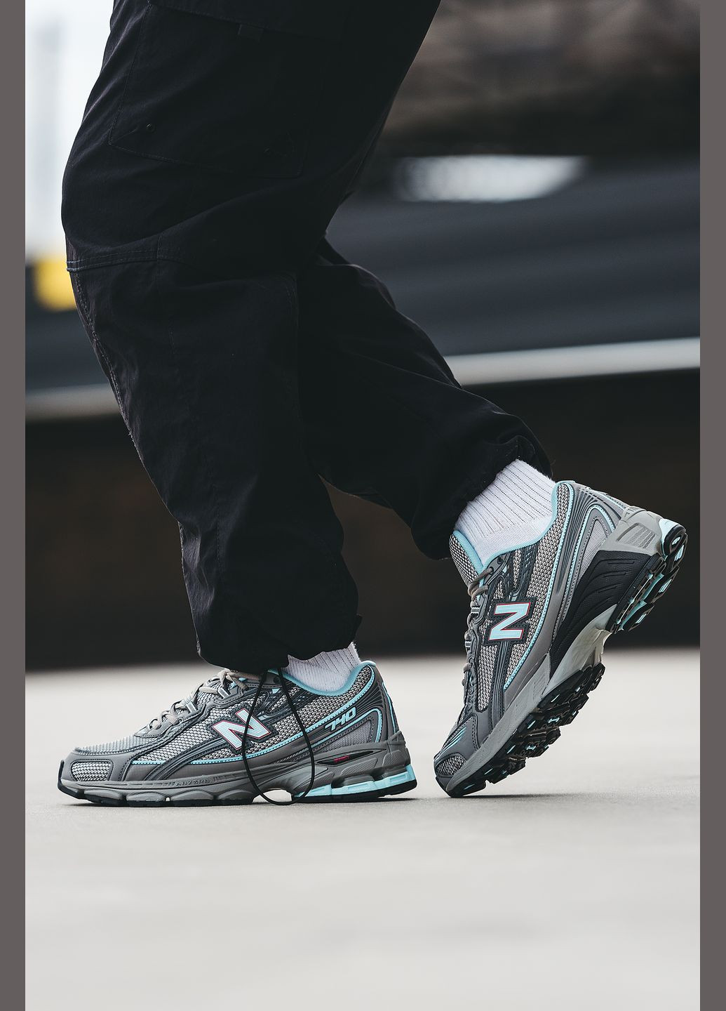 Сірі всесезон кросівки чоловічі new balance 740 grey blue | нью беланс 740 сірі сині No Brand