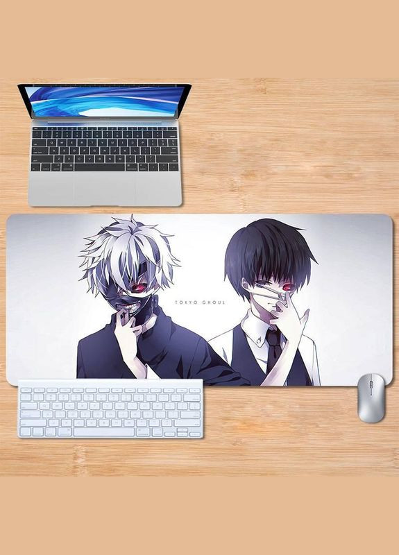 Игровая поверхность для мышки с Аниме принтом "Токийский гуль / Tokyo ghoul" 800*300*3 мм 0200 No Brand (302372476)