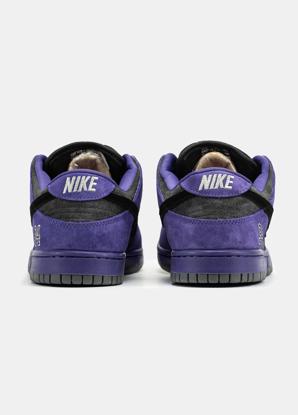 Фиолетовые демисезонные кроссовки мужские и женские nike sb dunk low x supreme purple | найк сб данк фиолетовые No Brand
