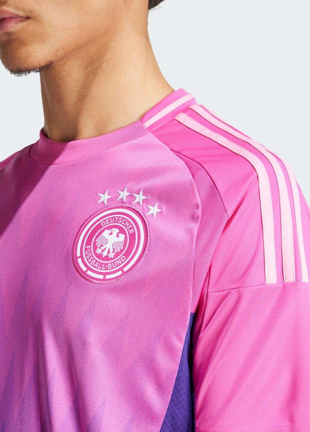 Гостьова джерсі Germany 24 adidas логотип рожевий спортивні