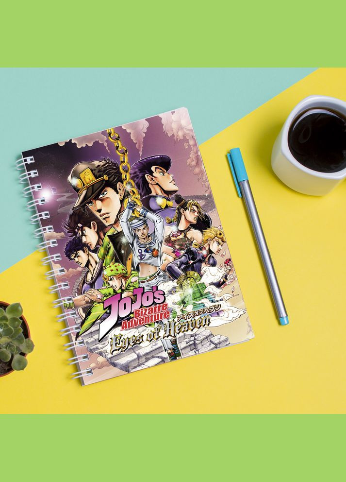Скетчбук Sketchbook (блокнот) для малювання з принтом oJo's Bizarre Adventure - Неймовірні пригоди ДжоДжо 10 Кавун блокнот для малювання (316133033)