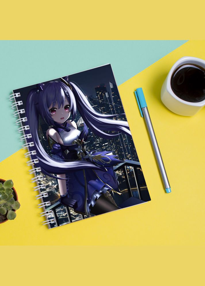 Скетчбук (Sketchbook) з принтом "Genshin Impact - Геншин Удар 8" Кавун блокнот для малювання (316132815)