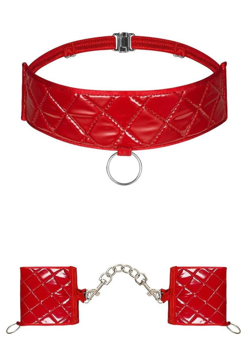 Набор из ошейника и наручников Hunteria cuff & chocker O/S Obsessive (303891489)