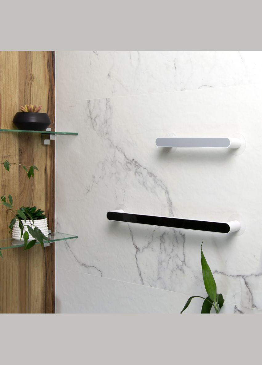 Держатель для полотенец MVM BP-29 клеящийся Бело-серый (BP-29 WHITE/GRAY) МВМ (365280858)