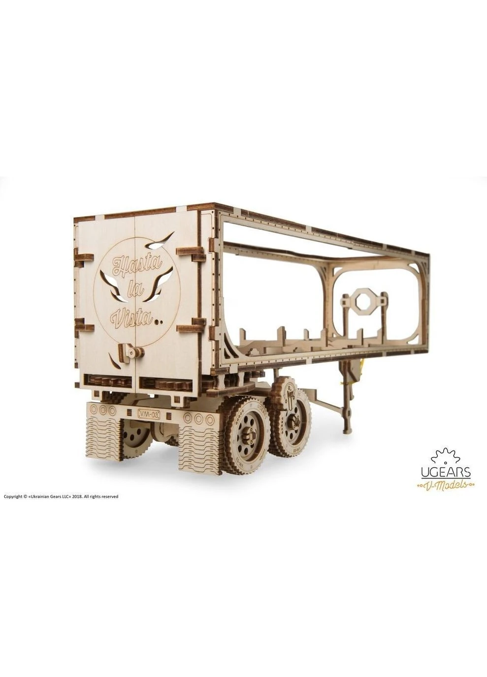 Механический 3D пазл Полуприцеп к модели «Тягач VM-03» (70057) UGEARS (388377424)