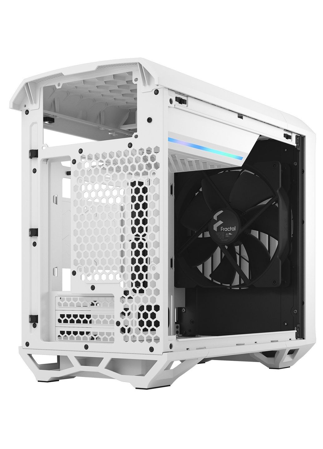 Корпус Torrent Nano Tempered Glass без БП (FD-C-TOR1N-03) White FRACTAL DESIGN (360412334)