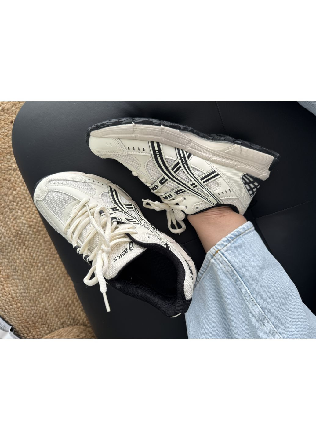 Бежеві Осінні кросівки чоловічі і жіночі asics gel kahana 8 sp beige black | асікс гель кахана 8 бежеві No Brand