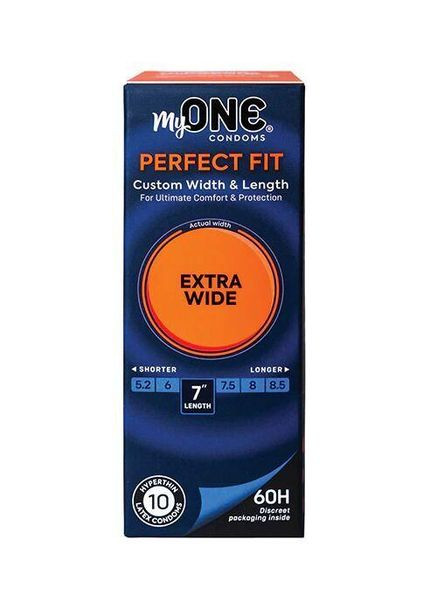 Презервативы MyONE Extra Wide 10 шт (мятная упаковка!!!) One (394027839)