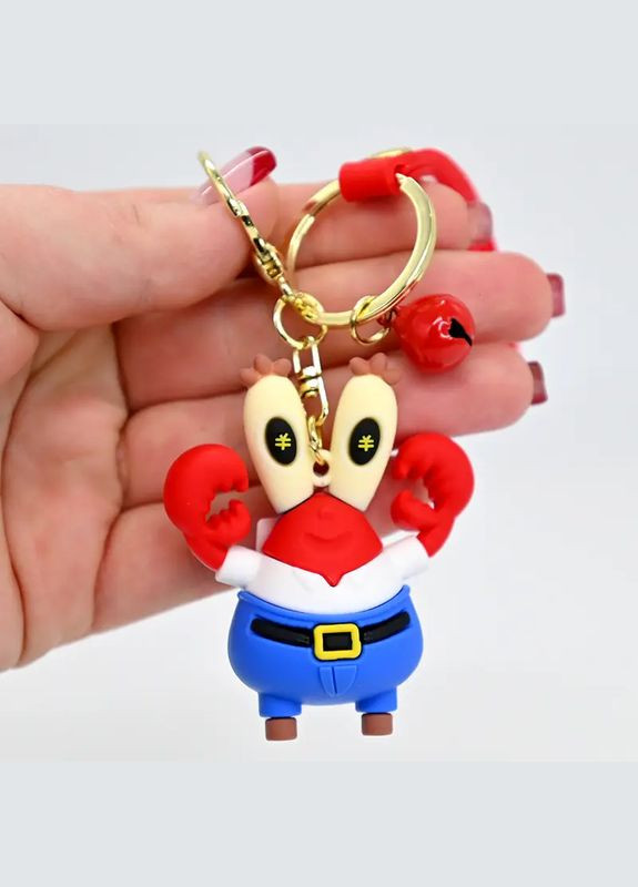 Брелок для ключів або на рюкзачок C 63891 Герої мультфільму Юджин Крабс No Brand (327216787)